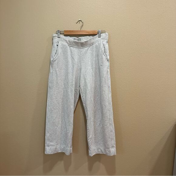 Everlane Gray Organic Cotton Wide Leg Sweatpants Medium - Picture 11 of 11